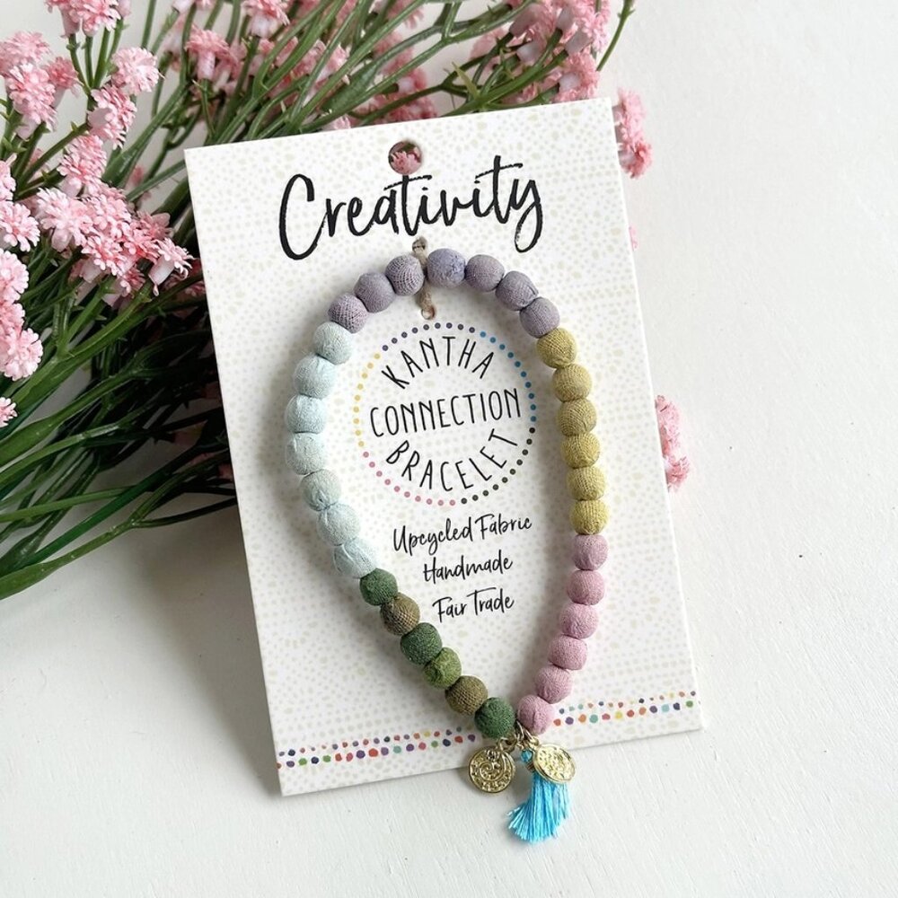 CLEARANCE [Worldfinds] CREATIVITY Kantha Boho Bracelet